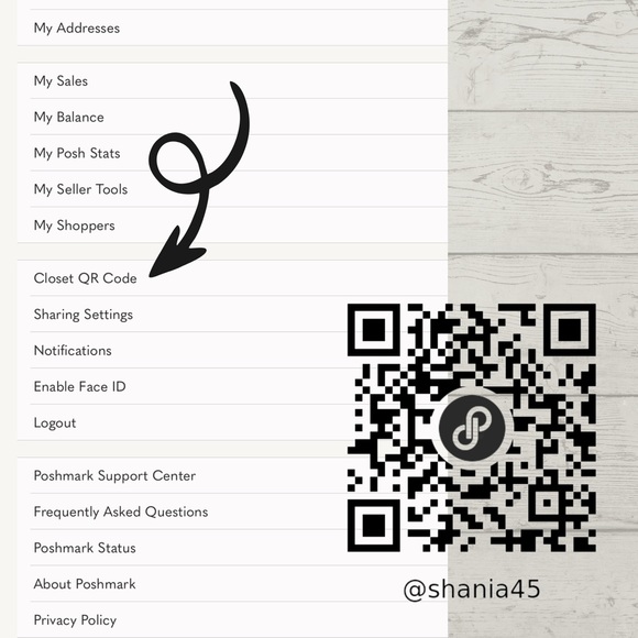 CUSTOM stickers with YOUR poshmark QR code & closet name! - Picture 2 of 14